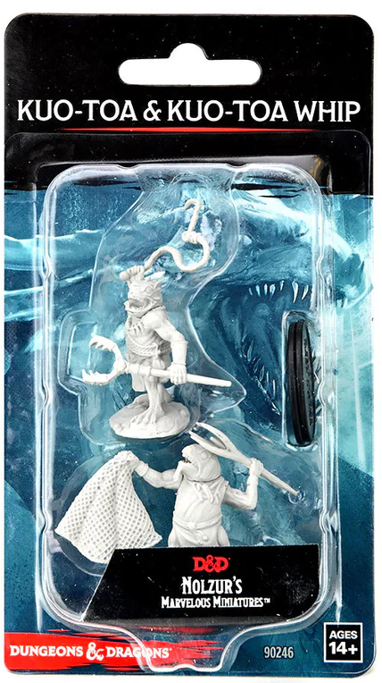Dungeons & Dragons: Nolzurs Marvelous Miniatures: Kuo-Toa & Kuo-Toa Whip 90246